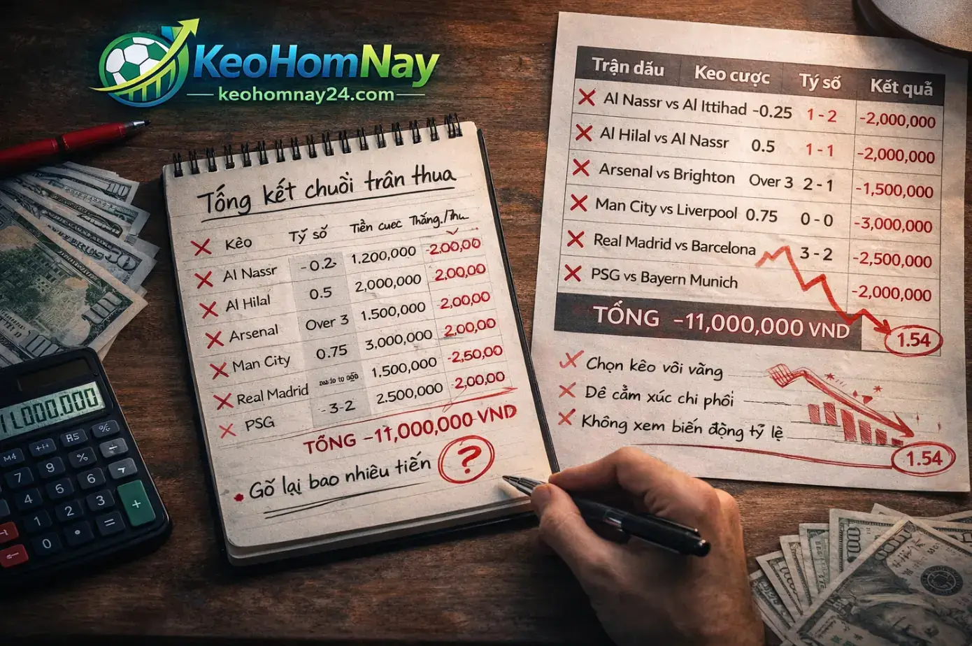 So tay ghi chep cac lenh cuoc va chuoi ket qua thua lien tiep